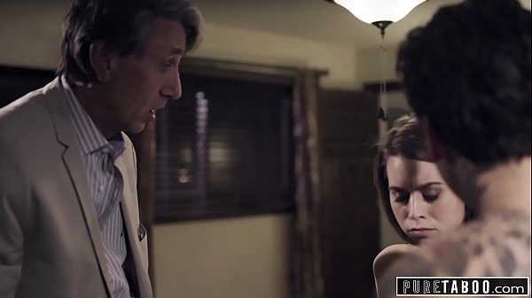 PURE TABOO Step-Bro Catches His Step-Sis Fucking Step-Dad