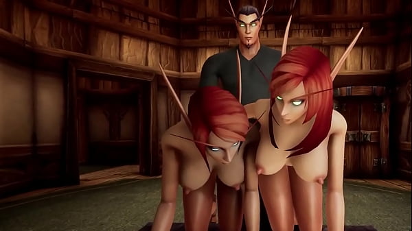 A night with an Bloodelf mommy and daughter-in-law