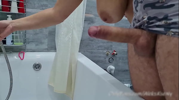 he asked me to wank off his dick in the morning in the bathroom