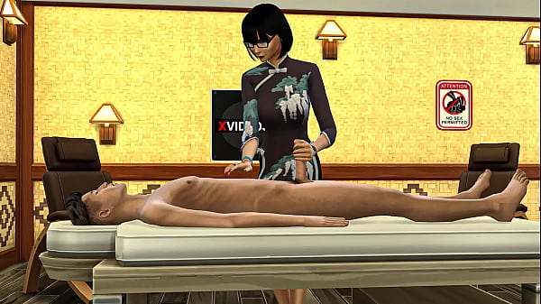 step Sonnie blackmails his mom for an erotic rubdown after he caught her being a masseuse  | Asian Mom And Sonnie